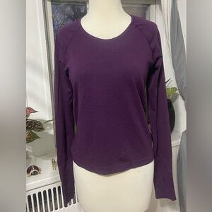 lululemon athletica Purple Long Sleeve Crewneck Sweatshirt